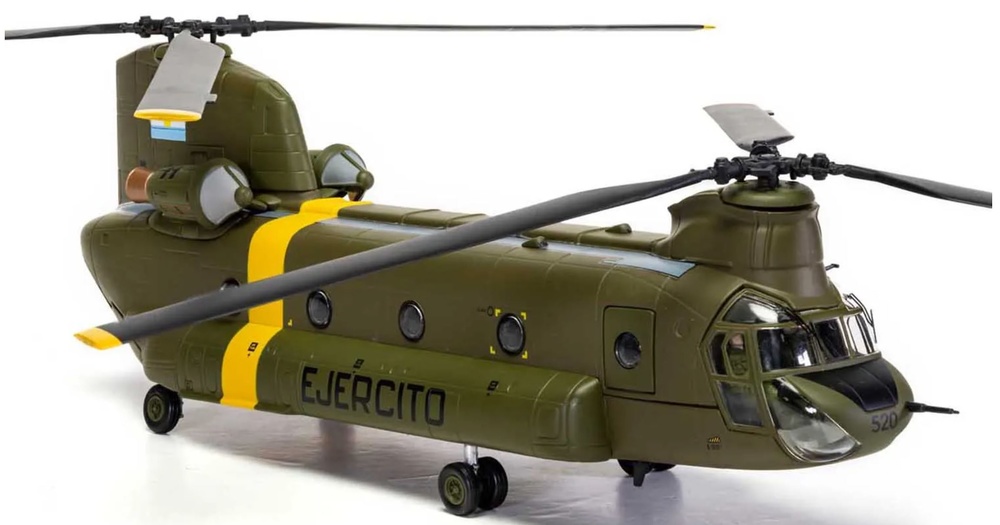 Boeing CH-47C Chinook AE-520, Fuerza Aérea Argentina, Guerra de las Malvinas, 1982, 1:72, Corgi 