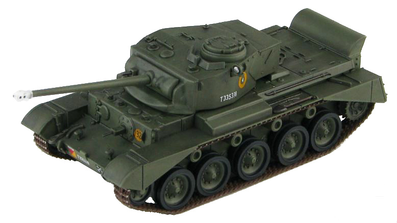 British A34 Comet T33578, 10th Hussars, 2nd Infantry Div., Alemania del Este, 1950, 1:72, Hobby Master 