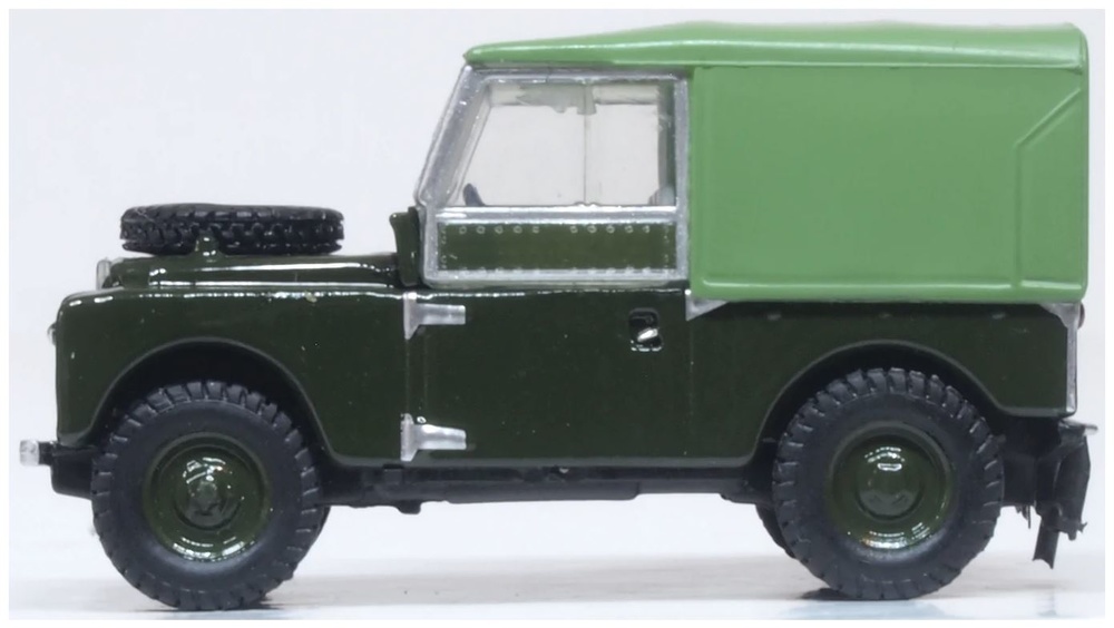 Bronze Green Land Rover Series I 88 Canvas 1:76, Oxford 