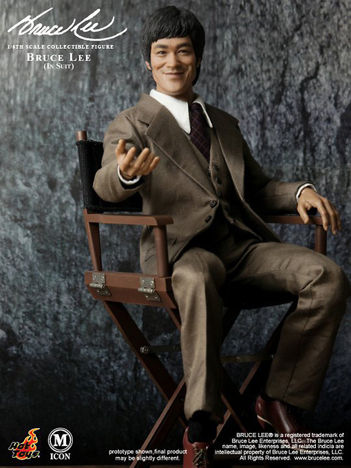 Bruce Lee, Suit Version, 1:6, Hot Toys 