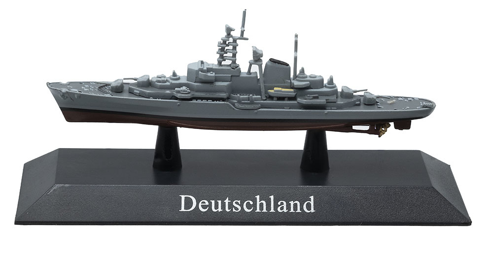 Buque de Entrenamiento Deutschland, Kriegsmarine, 1960, 1:1250, DeAgostini 