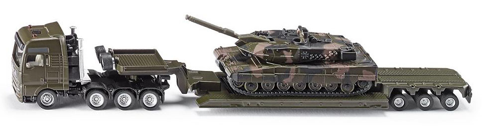 Cabeza tractora con góndola y tanque, 1:87, Siku 