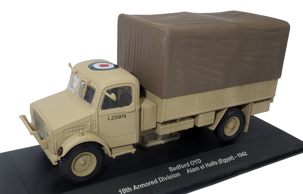 Camión Bedford OYD, 10th Armored Division, Alam el Halfa, Egipto, 1942, 1:43, Atlas 