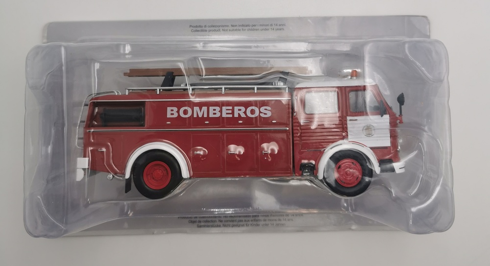 Camión Bomberos Pegaso Comet 1091/1, Barcelona, 1963, 1/43, Salvat 