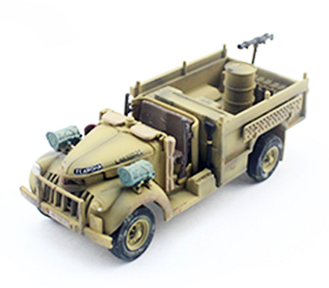 Camión Chevrolet WB 30 cwt 4x2, Grupo del Desierto de Largo Alcance (LRDG), Ejército Británcio, Norte de Africa, 1942, 1:72, PMA 