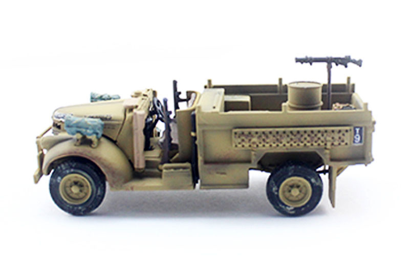 Camión Chevrolet WB 30 cwt 4x2, Grupo del Desierto de Largo Alcance (LRDG), Ejército Británcio, Norte de Africa, 1942, 1:72, PMA 