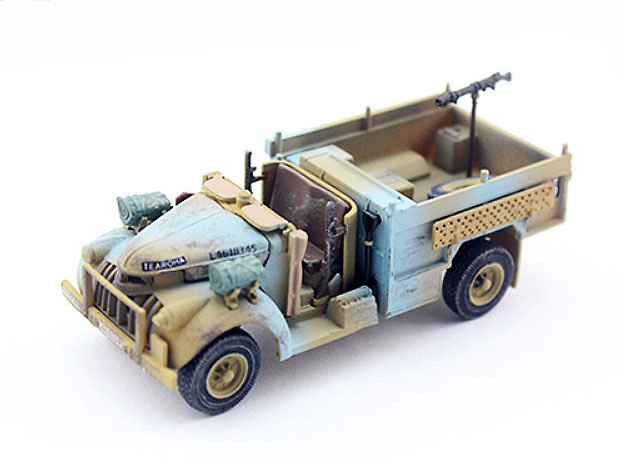 Camión Chevrolet WB 30 cwt 4x2, Grupo del Desierto de Largo Alcance (LRDG), Ejército Británcio, Norte de Africa, 1942, 1:72, PMA 