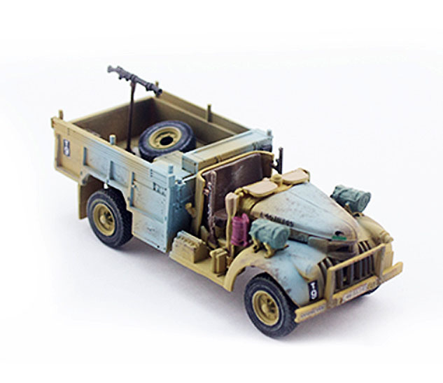 Camión Chevrolet WB 30 cwt 4x2, Grupo del Desierto de Largo Alcance (LRDG), Ejército Británcio, Norte de Africa, 1942, 1:72, PMA 