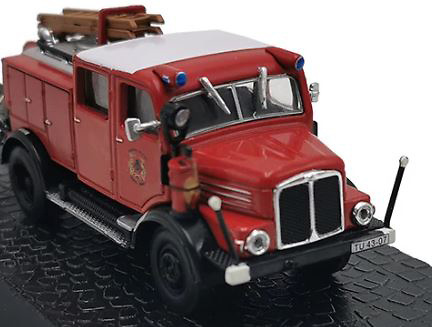 Camión de bomberos Horch H3A, 1:72, Atlas Editions 