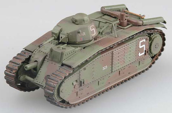 Char B1, 2nd Compañía, Junio, Francia, 1940, 1:72, Easy Model 