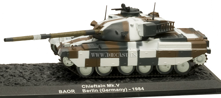 Chieftain Mk.V BAOR, Berlin, 1984, 1:72, Altaya 