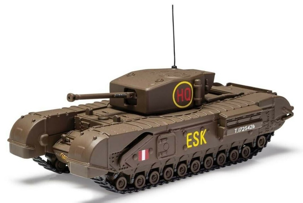 Churchill Mk III, 6º Escuadrón, Brigada Guardia Escocesa, ESK, Inglaterra, 1943, 1:50, Corgi 