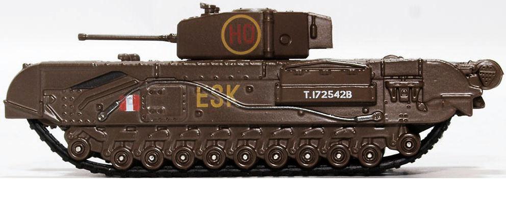 Churchill Mk III, Tanque Pesado, 6th Guards Brigade, Reino Unido, 1943, 1:76, Oxford 