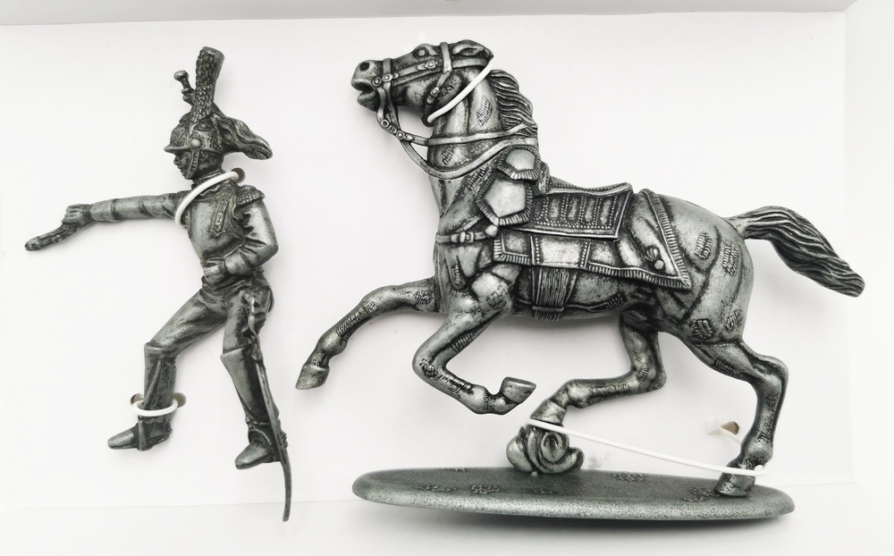 Coracero y Caballo de Coracero, 1:24, Atlas Editions 