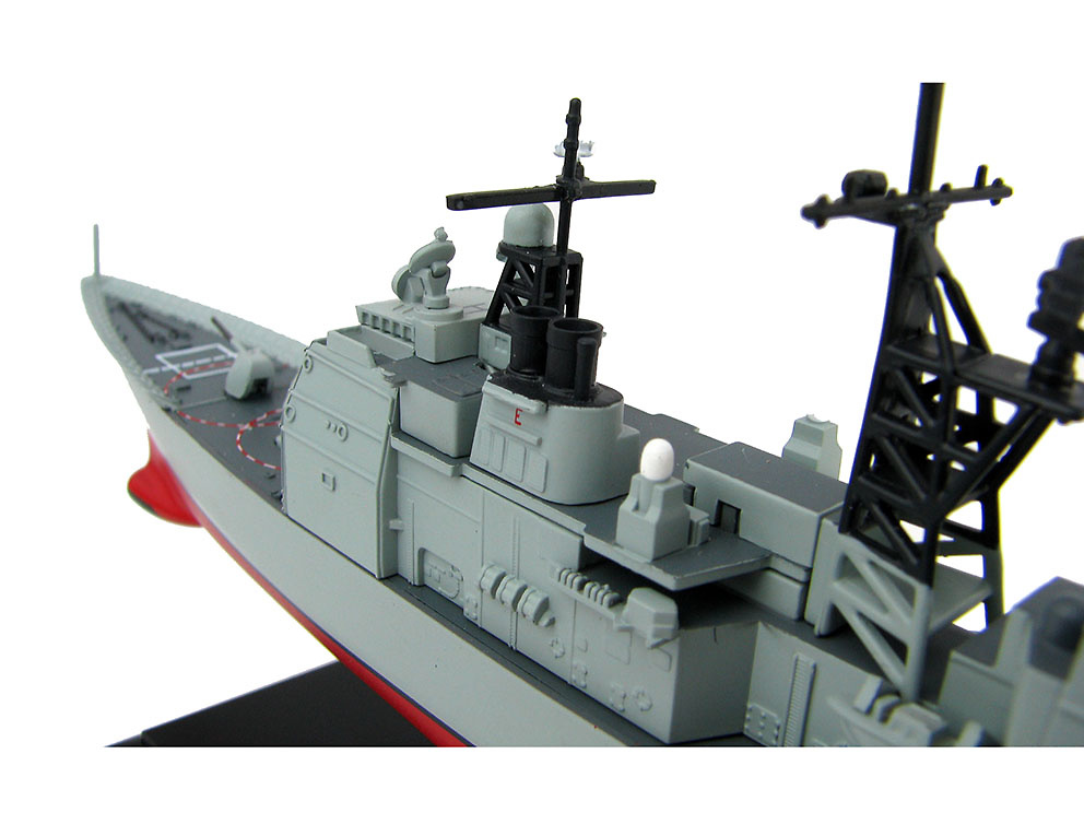 Crucero USS Ticonderoga (CG-47), Crucero de Misiles Guiados, US Navy, años 80, 1:700, Hobby Master 