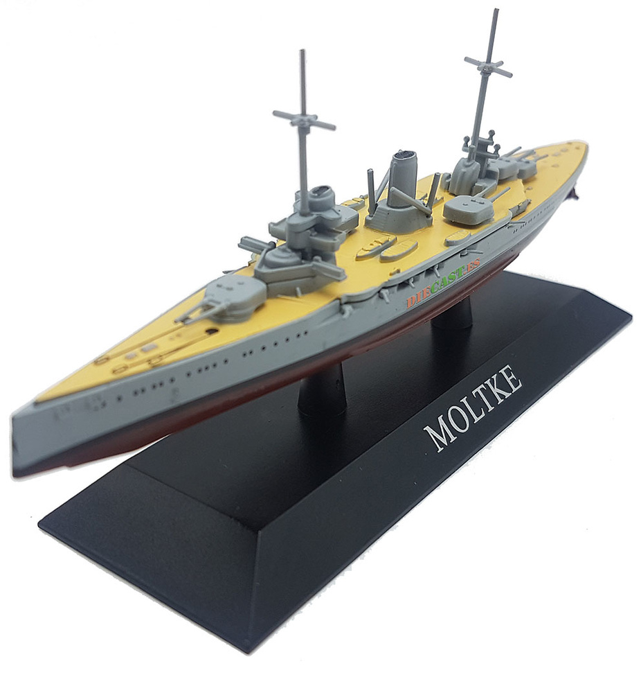 Crucero de Batalla Moltke, Kaiserliche Marine, 1911, 1:1250, DeAgostini 