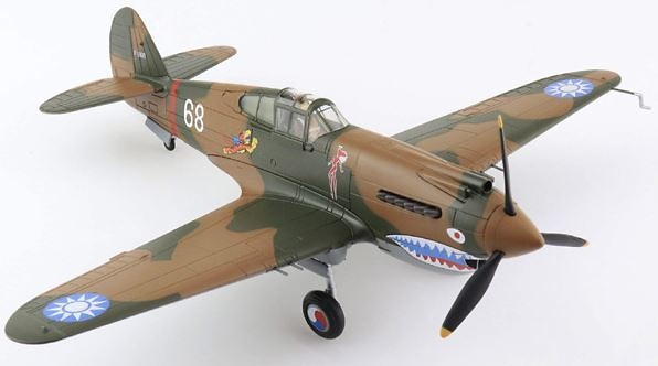 Curtiss P-40B Warhawk, AVG, White 68, Charles Older, Kunming, China, 1942, 1:48, Hobby Master 