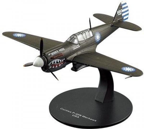 Curtiss P-40N Warhawk 7th FSQ / 3rd FG, 1944, 1:72, Altaya 