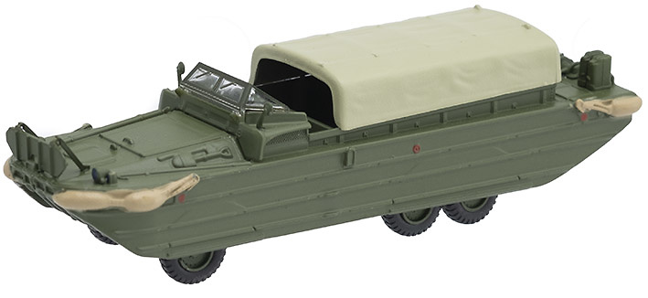 DUKW-353 vehículo anfibio del ejérctio de los EEUU, Segunda G.M., 1:72, DeAgostini 