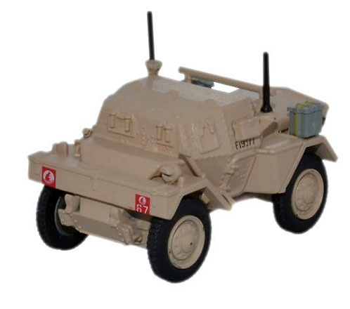 Daimler Dingo Scout Car, 5th RTR, 4th Armoured Brigade, Gran Bretaña, Libia, 1942, 1:76, Oxford 