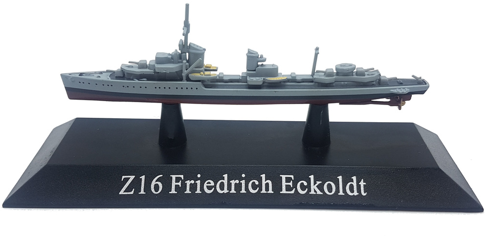 Destructor Z16 Friedrich Eckoldt, Kriegsmarine, 1938, 1:1250, DeAgostini 