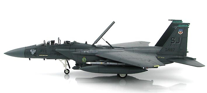 Douglas F-15E Strike Eagle 89-0487, 335th FS, 4th FW, Bagram AB, Afghanistan, Enero, 2012, 1:72, Hobby Master 