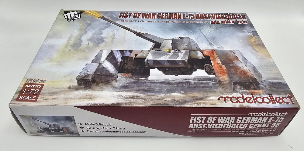 E-75 Ausf.Vierfubler Gerat 58, 1:72, Modelcollect 