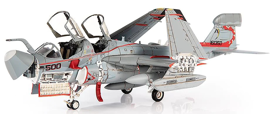 EA6B Prowler, US Navy 161350/500, VAQ-132 Scorpions, 2005, 1:72, JC Wings 