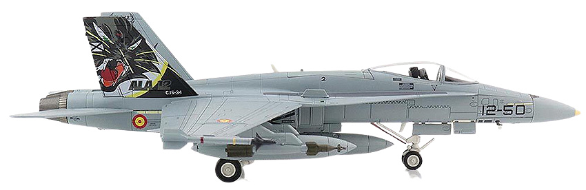 EF-18A Hornet, FFAA Españolas, Ala 12, 50 Aniversario, 12-50/C15-34, BA de Torrejón, 2010, 1:72, Hobby Master 