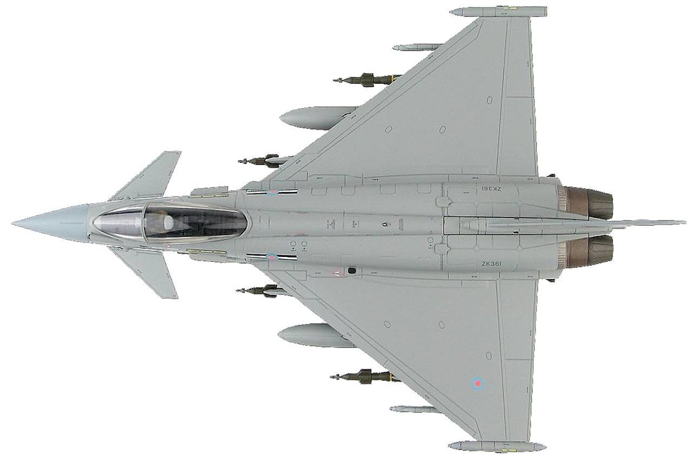 Eurofighter EF-2000 Typhoon ZK361, RAF/Fuerza Aérea Emir de Qatar, Coningsby, 2020, 1:72, Hobby Master 