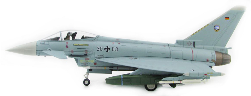 Eurofighter Typhoon EF2000 30+83 (cn GS063), JG 74, Luftwaffe 2013, 1:72, Hobby Master 