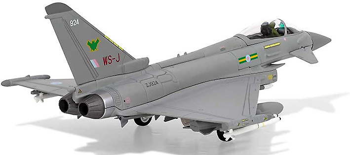 Eurofighter Typhoon FGR.4 ZJ924, RAF No. IX (B) Squadron, Escocia, Mayo, 2019, 1:72, Corgi 