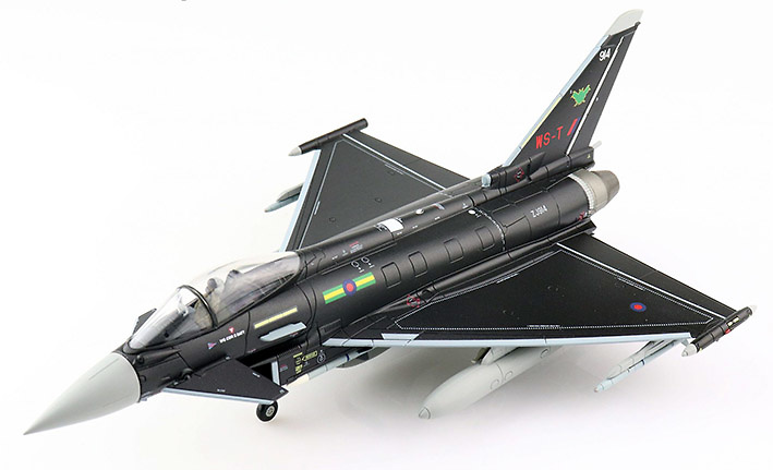 Eurofighter Typhoon FGR.Mk 4, Escuadrón 9 de la RAF, ZJ914 Aggressor, Lossiemouth, Escocia, 2020, 1:72, Hobby Master 