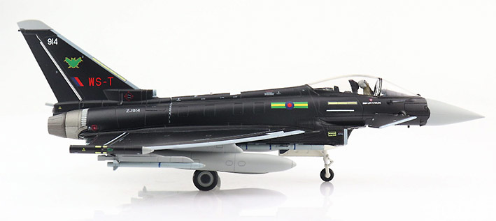 Eurofighter Typhoon FGR.Mk 4, Escuadrón 9 de la RAF, ZJ914 Aggressor, Lossiemouth, Escocia, 2020, 1:72, Hobby Master 