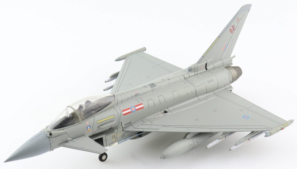 Eurofighter Typhoon FGR4 ZK301/D, 1435 Flight, RAF Mount Pleasant, Islas Malvinas, 2015, 1:72, Hobby Master 