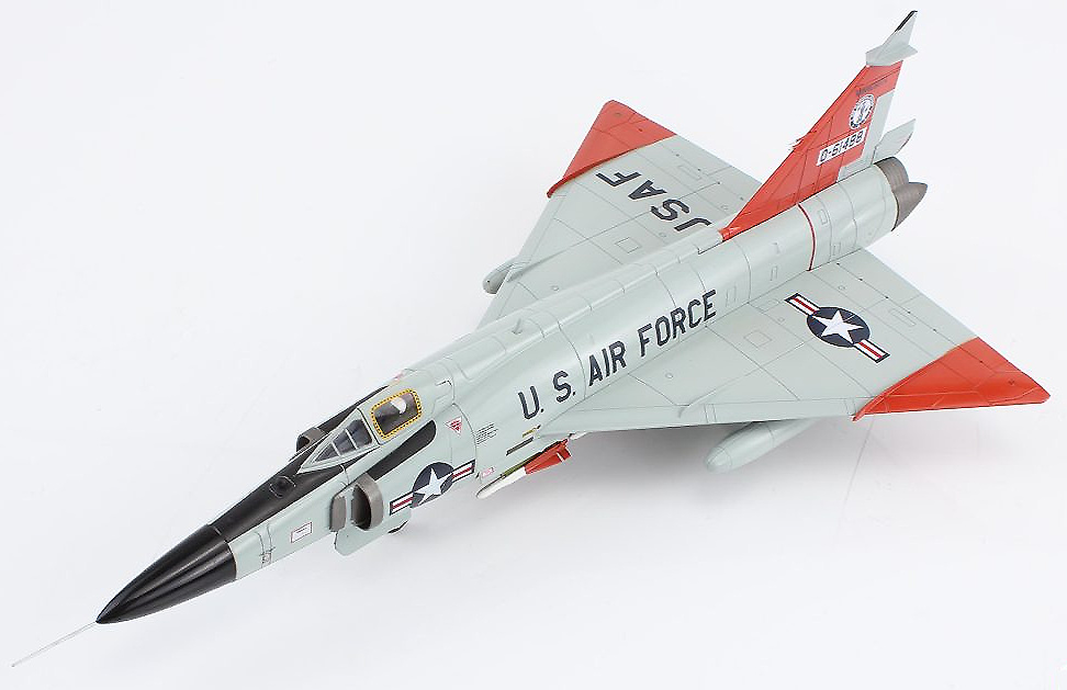 F-102A Delta Dagger USAF 148th FIG, 179th FIS MN ANG Bulldogs, #56-1488, Duluth ANGB, MN, 1970, 1:72, Hobby Master 