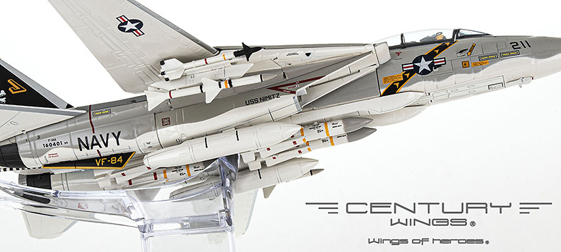 F-14A Tomcat, U.S.Navy, VA-84 Jolly Rogers AJ211, USS Nimitz, 1978, 1:72, Century Wings 