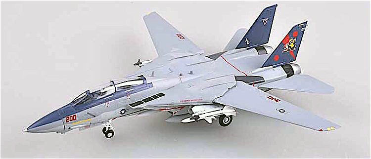 F-14B Tomcat, USN VF-11 Red Rippers, AG200, USS George Washington, 1/72, Easy Model 