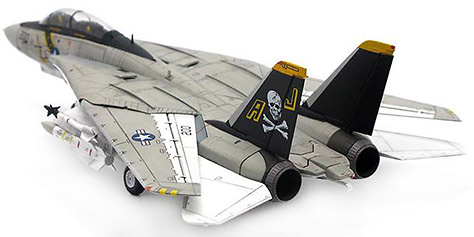 F-14B Tomcat US Navy, VF-84 Jolly Rogers, USS Nimitz, 1979, 1:72, JC Wings 