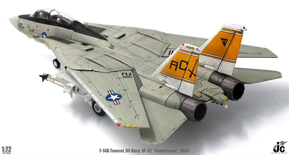 F-14B Tomcat US Navy VF-32 Swordsmen USS Harry S.Truman (CVN-75) 2005, 1:72, JC Wings 