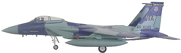 F-15C Eagle, 65AGRS 57WG, U.S.A.F AF800010, 1:72, Witty Wings 