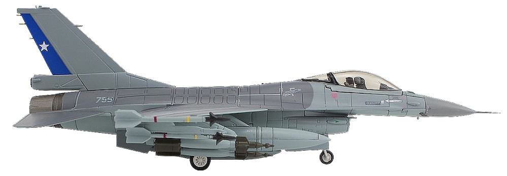 F-16AM Fighting Falcon, Fuerza Aérea Chilena, #755, Chile, 1:72, Hobby Master 