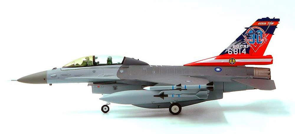 F-16C Fighting Falcon ROCAF, 455th Tactical Fighter Wing, 80 Aniv. Guerra Chino-Japonesa, Base Aérea de Chiayi, 2007, 1:72, JC Wings 