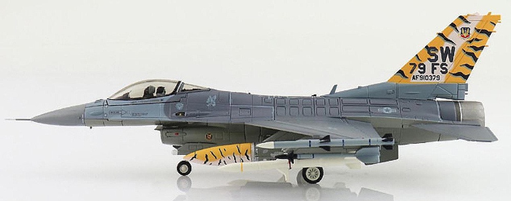 F-16C Fighting Falcon USAF, Base Aérea Mountain Home, Tiger Meet de las Americas 2005, 1:72, Hobby Master 