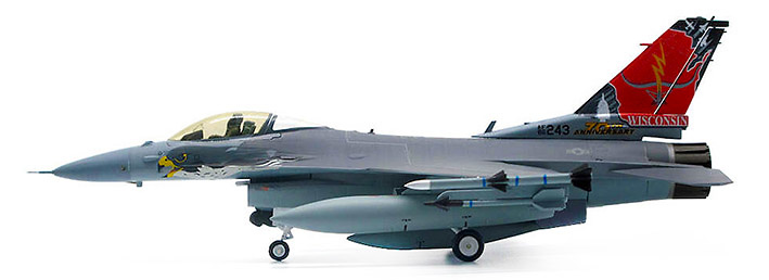 F-16C Fighting Falcon USAF ANG, 115th Fighter Wing, Edición 70 Aniversario, 2018, 1:72, JC Wings 