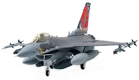 F-16C Fighting Falcon USAF ANG, 115th Fighter Wing, Edición 70 Aniversario, 2018, 1:72, JC Wings 