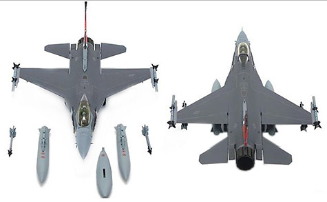 F-16C Fighting Falcon USAF ANG, 115th Fighter Wing, Edición 70 Aniversario, 2018, 1:72, JC Wings 