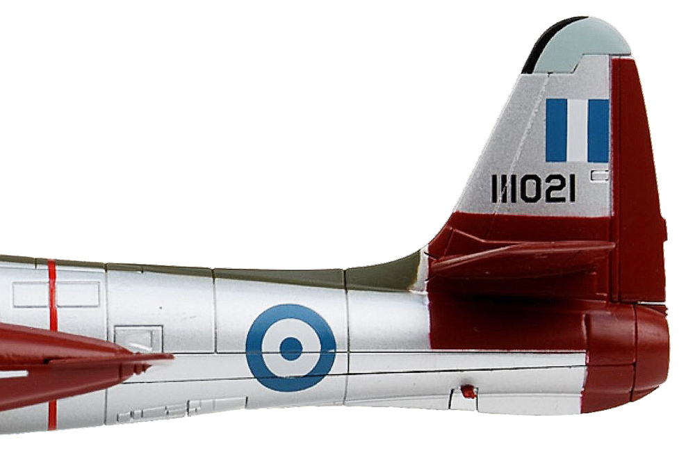 F-84G Thunderjet, HAF 337 Mira Ghost, Base Aérea Larissa, Grecia, 1952, 1:72, SkyMax 