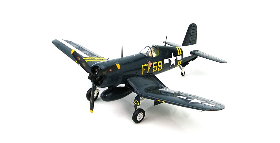 F4U-1D Corsair Lt. Col. Donald K. Yost, VMF-351, USS Cape Gloucester, 1945, 1:48, Hobby Master 