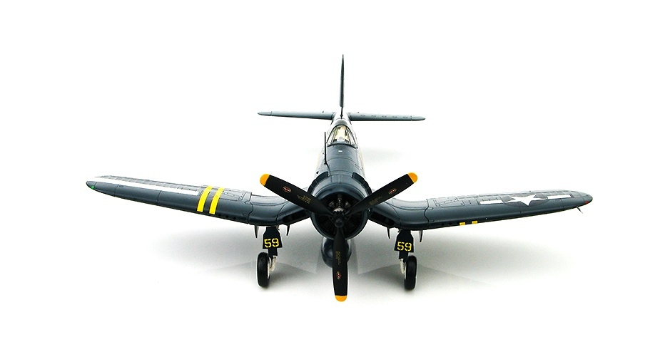 F4U-1D Corsair Lt. Col. Donald K. Yost, VMF-351, USS Cape Gloucester, 1945, 1:48, Hobby Master 